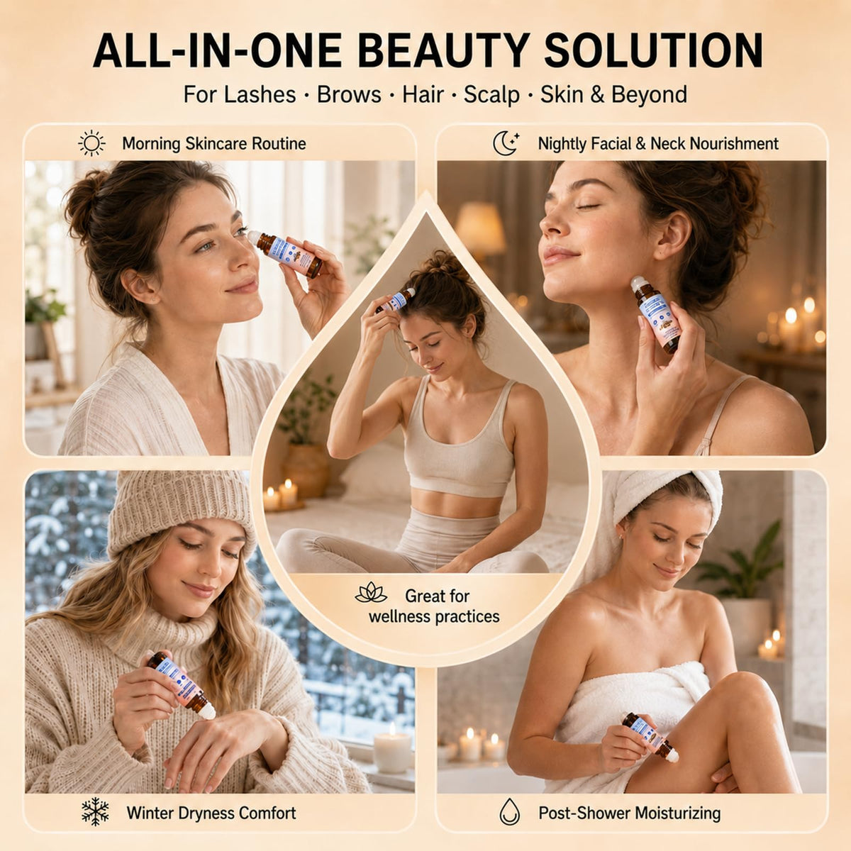 NATUSOOTH roll-on used on cuticles to soften and nourish nails