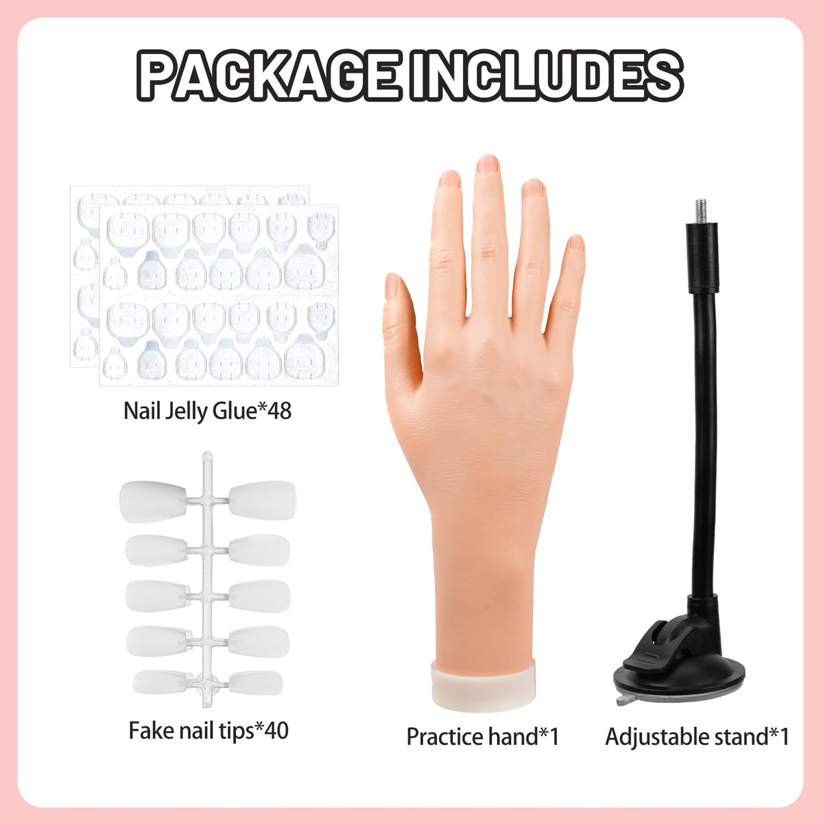 Naughtology adjustable stand detail showing stable base for hands-free practice benefit