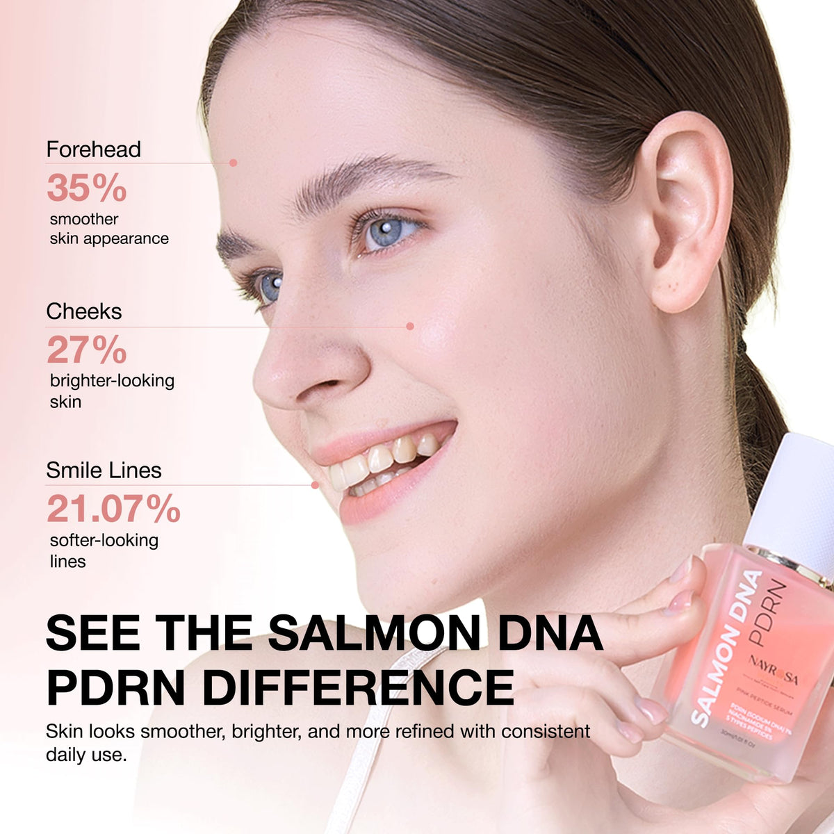 NAYROSA label close-up showing ingredients, clarifies active components