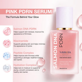 NAYROSA applying serum to hand, shows quick absorption benefit