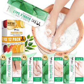 nbc BeautiLab front packaging of eucalyptus 4-step kit showing contents and benefit