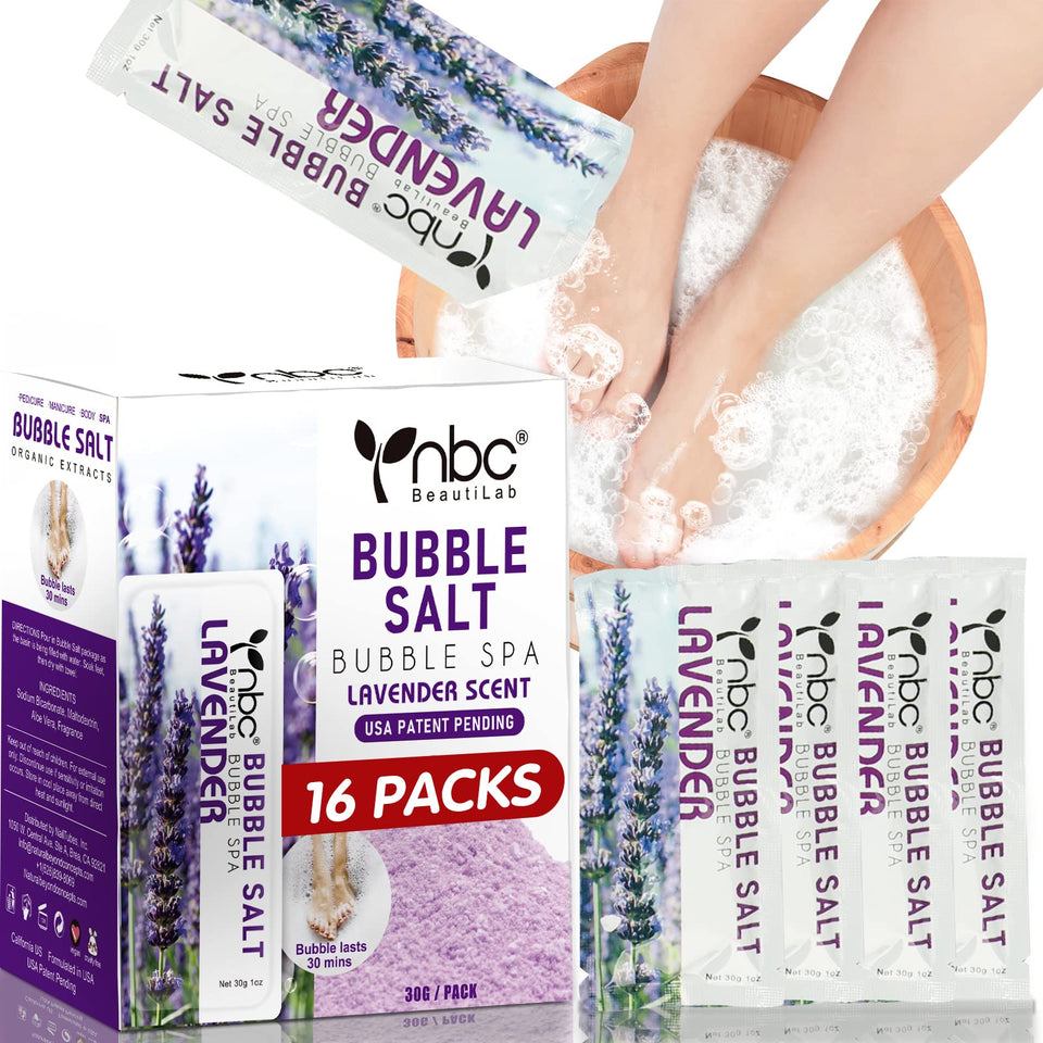 nbc BeautiLab front packaging showing lavender sachets and benefits