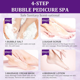 nbc BeautiLab kit in a basin during a foot soak illustrating easy at-home use