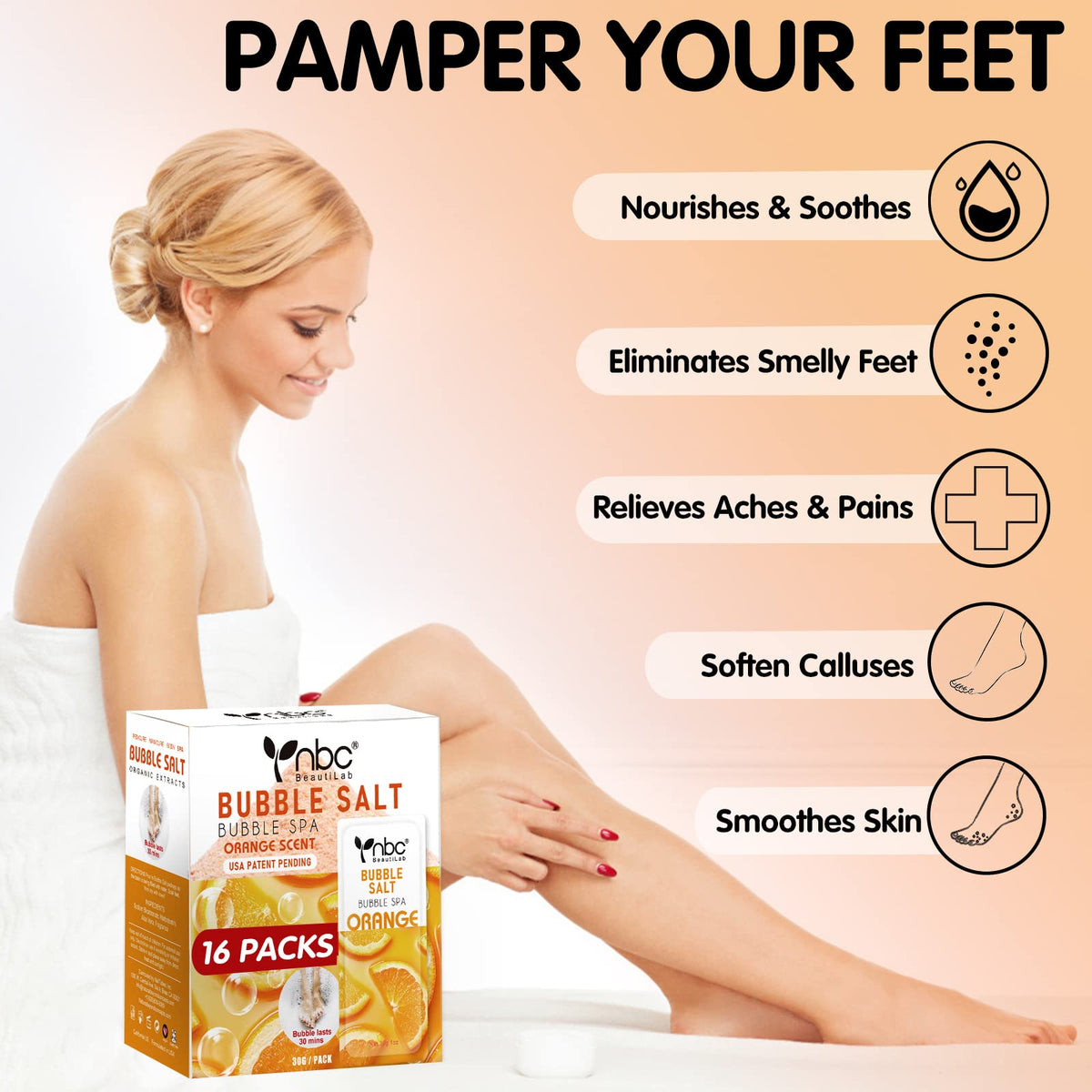 nbc BeautiLab softened callus aftercare showing smooth heel and improved skin feel