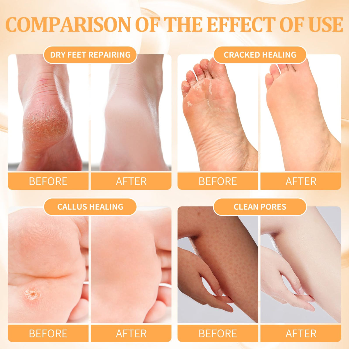 nbc BeautiLab sugar scrub granules detail highlighting exfoliation power for smoother feet