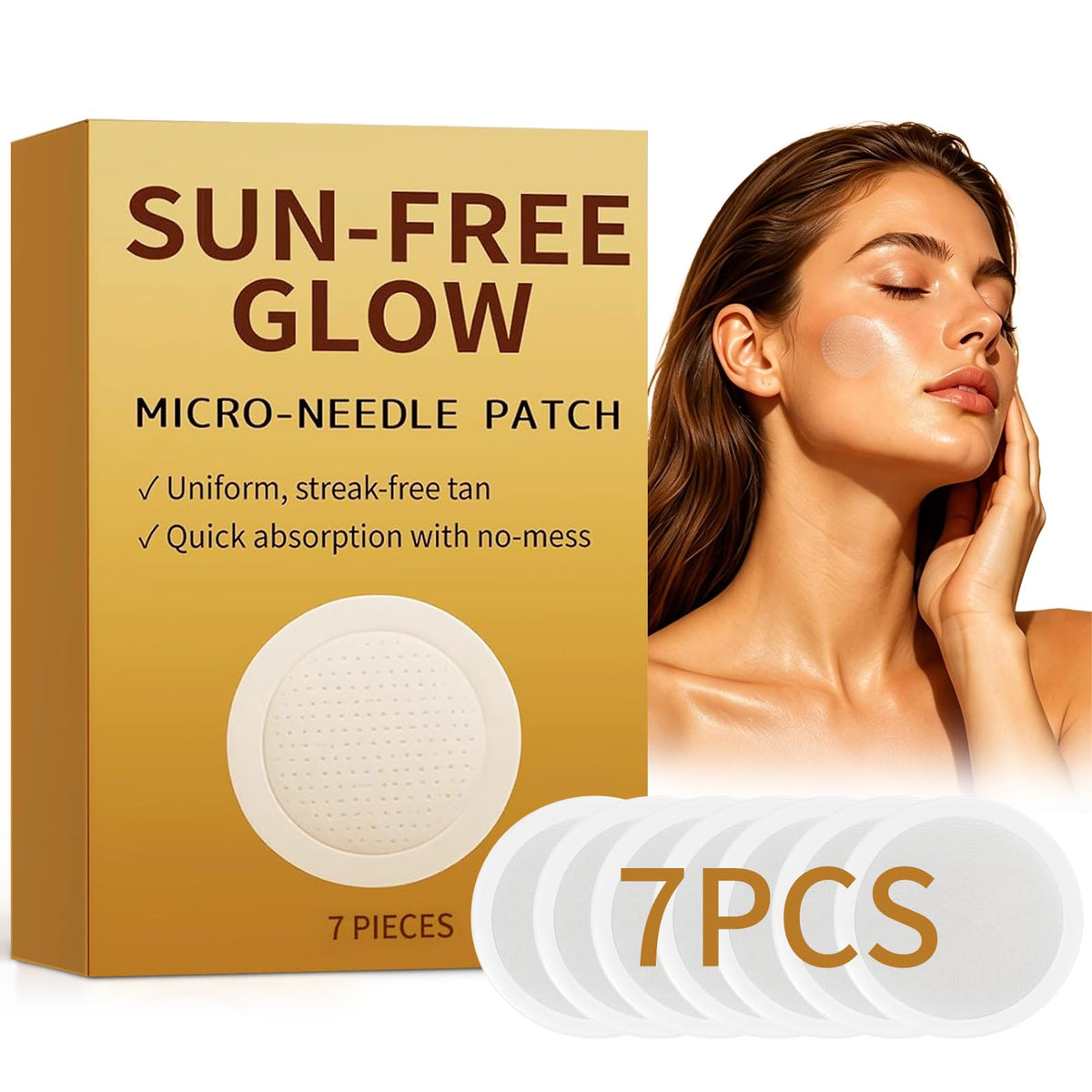 NBDIB front packaging showing 7pcs patches and benefits