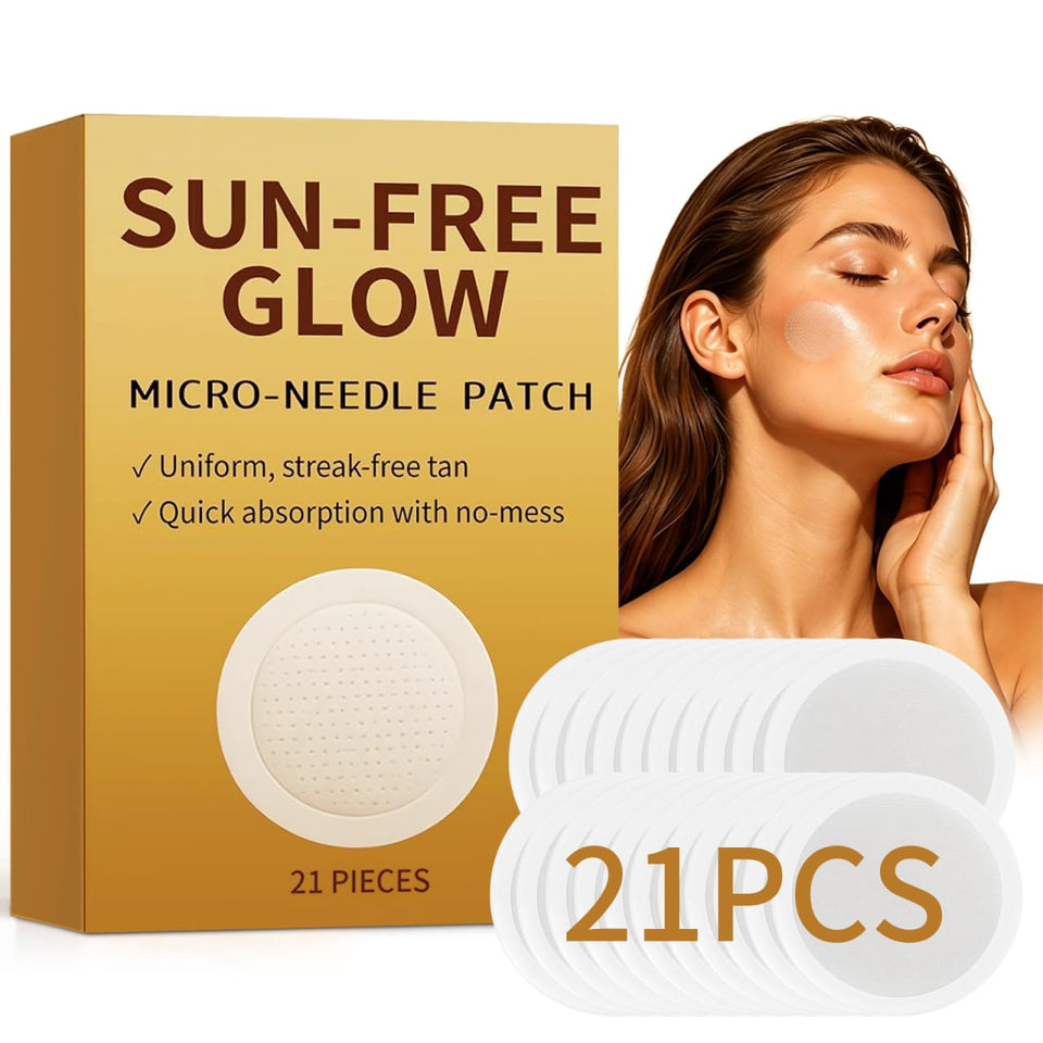 NBDIB front packaging showing 21PCS tanning patches for easy sun-free glow