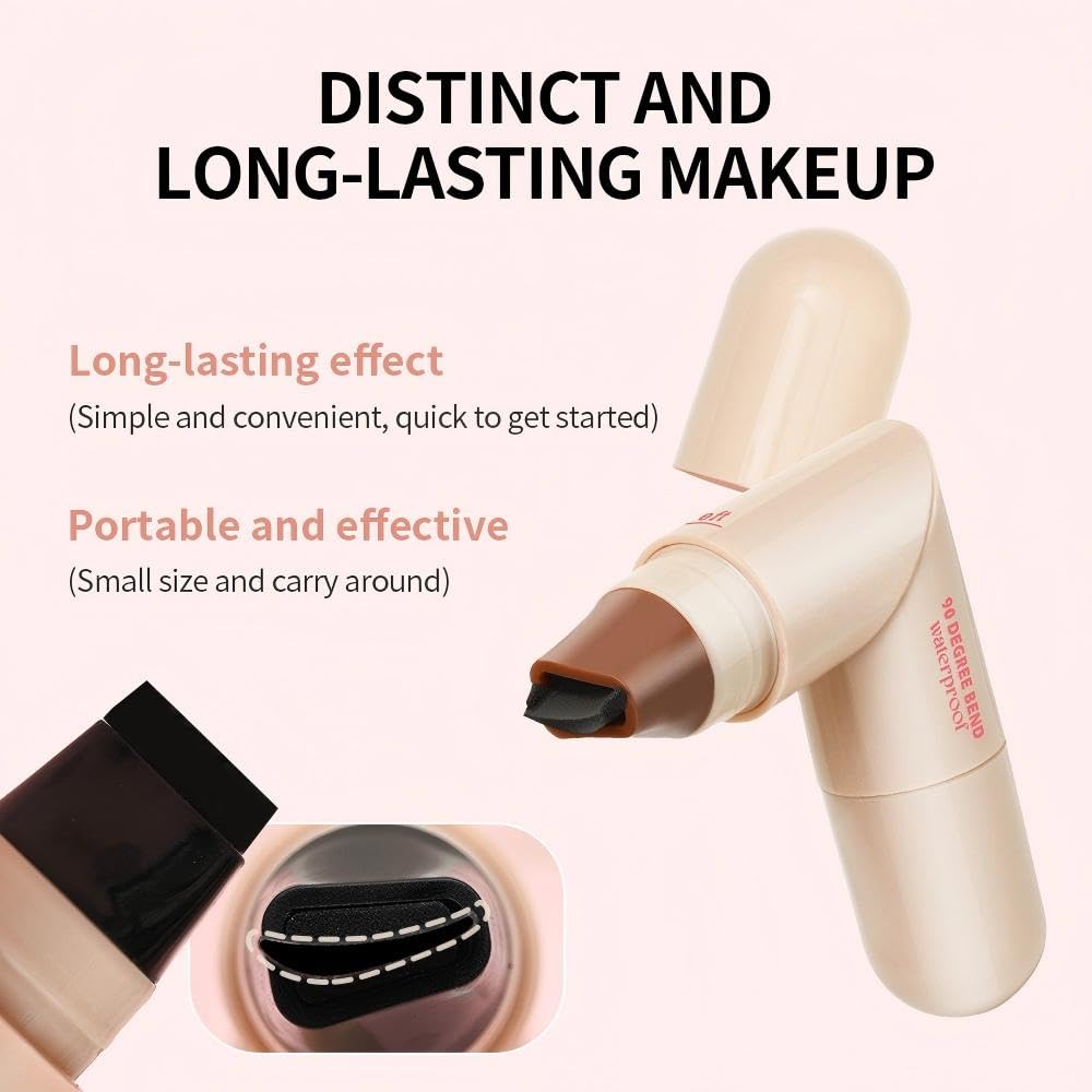 Nberuionre close-up of stamp tip highlighting precise shape and easy use