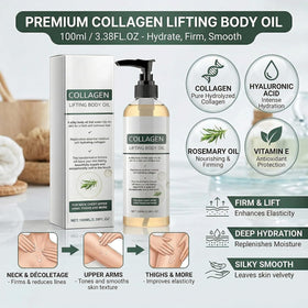 NCCEN bottle close-up label highlighting collagen and vitamin E benefits