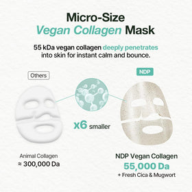 NATURAL DERMA PROJECT close-up of hydrogel texture showing cooling clarity and hydration