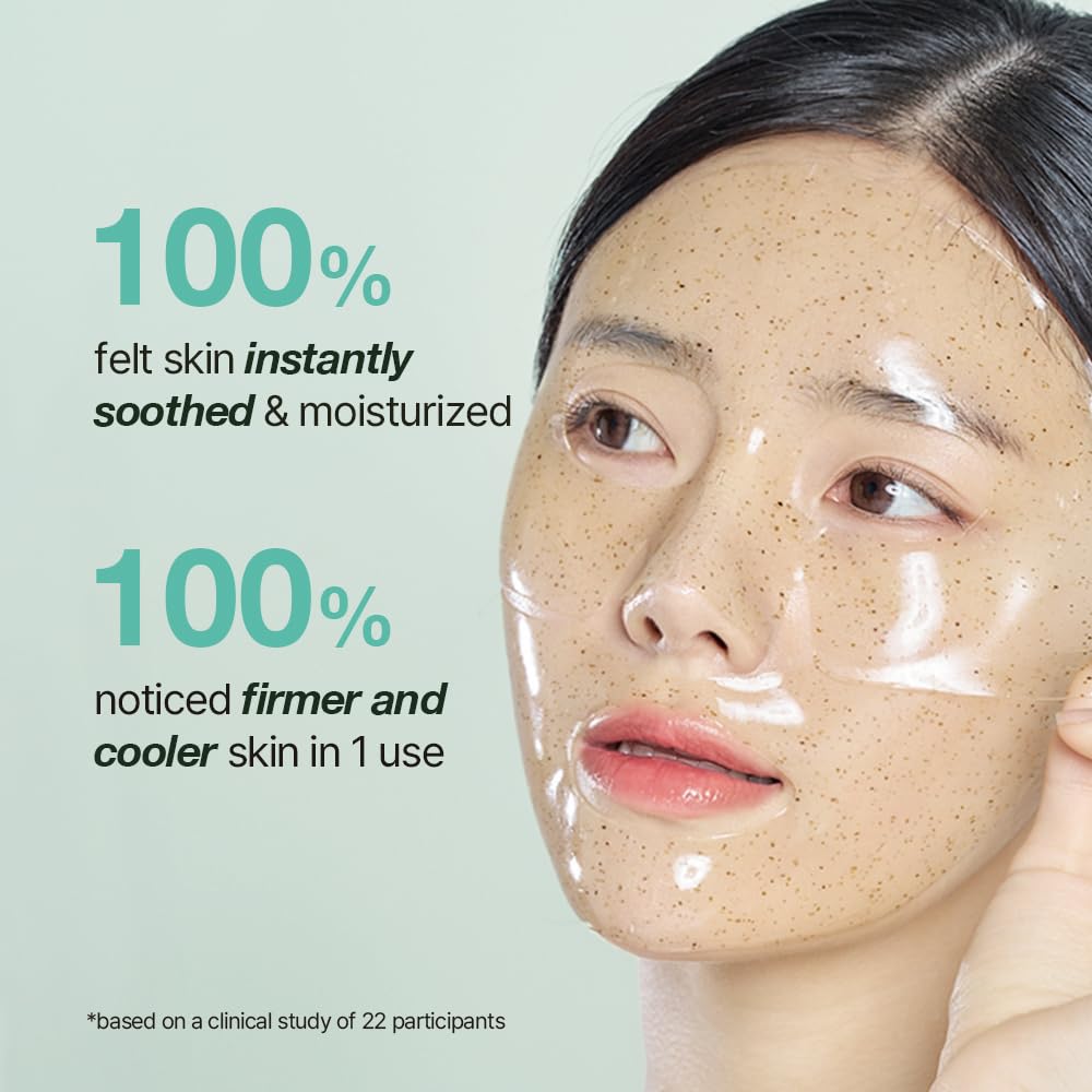 NATURAL DERMA PROJECT botanical flatlay with aloe and eucalyptus for pore-care benefit