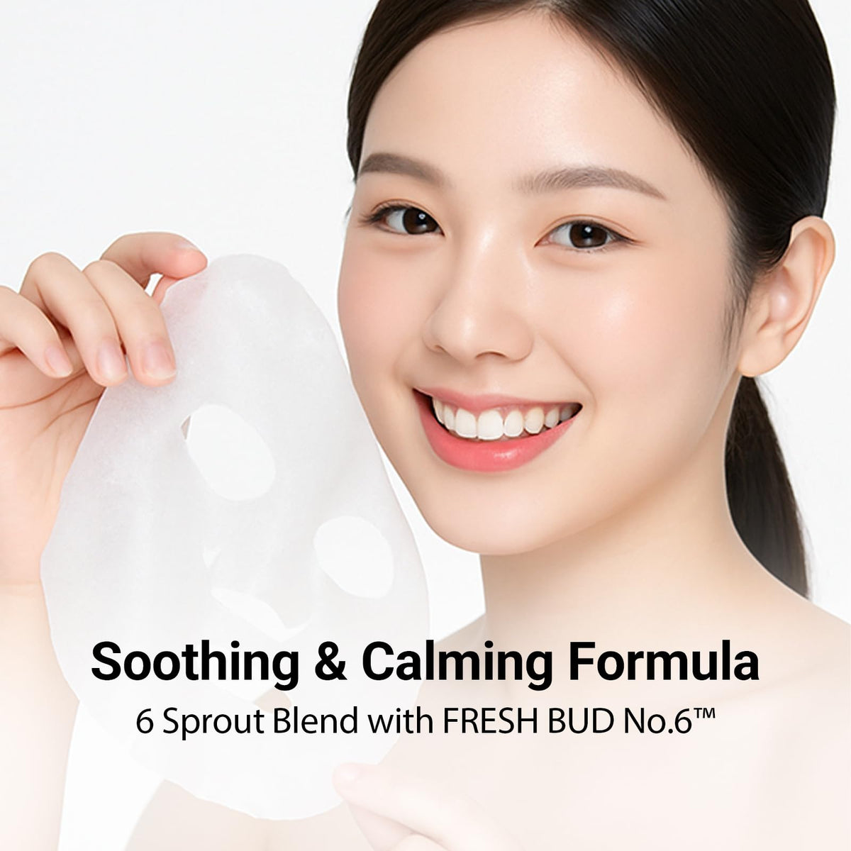 NEAF NEAF clear essence texture on fingertips showing fast hydrating benefit