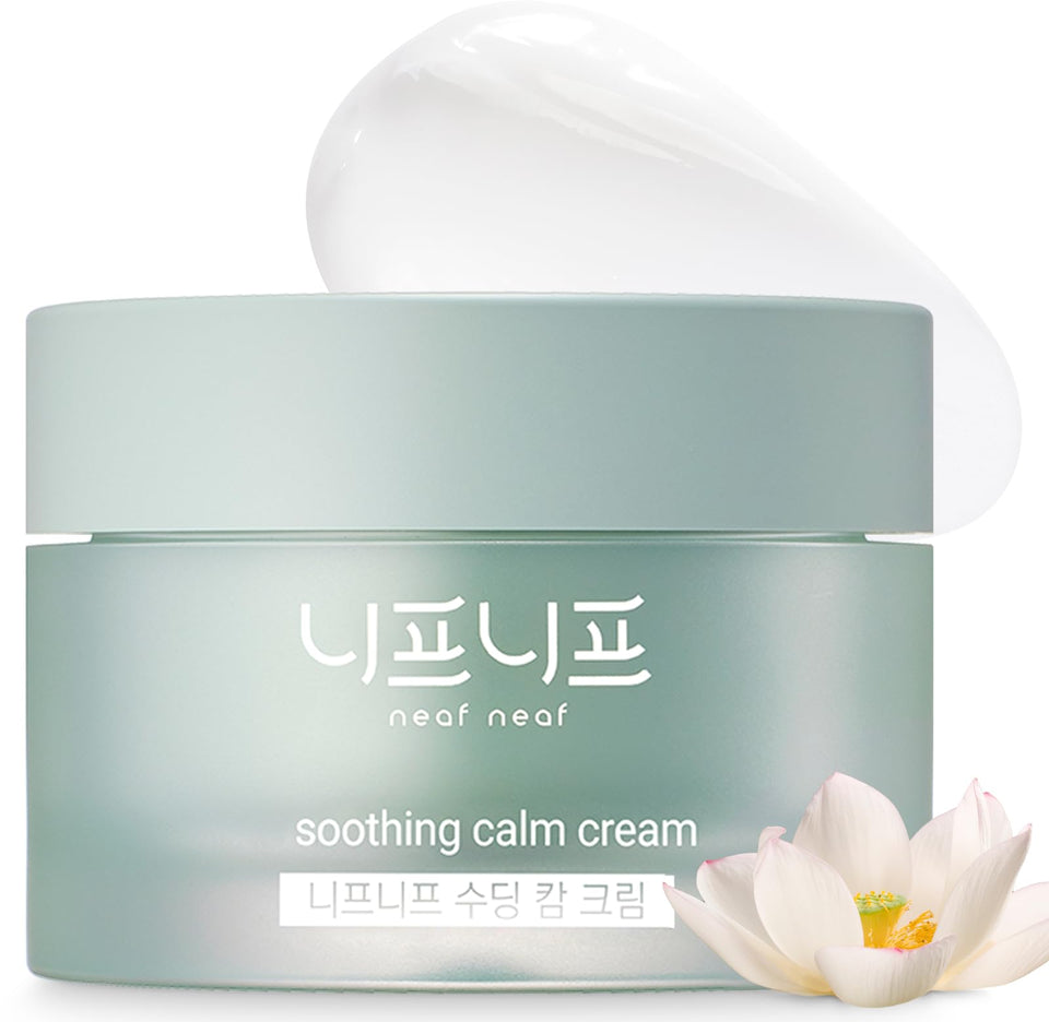 NEAF NEAF front packaging showing calming cream and benefits