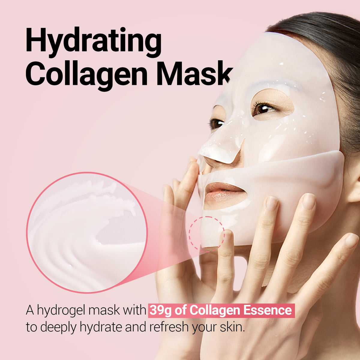 NEAF NEAF hydrogel sheet close-up highlighting smooth texture and adherence