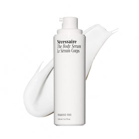 Nécessaire front bottle view showing clean design and fast absorption benefit