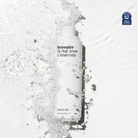 Nécessaire pump dispenser detail highlighting easy, controlled dosing benefit