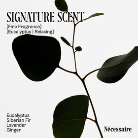 Nécessaire pour into hand showing controlled amount and quick lathering benefit