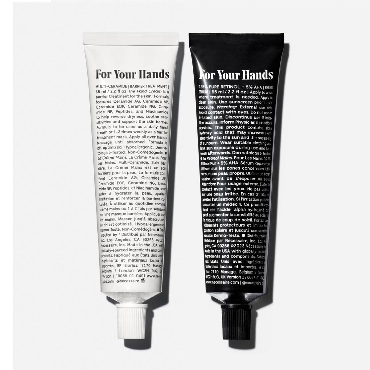 Nécessaire cream texture close-up illustrating rich hydration and barrier repair