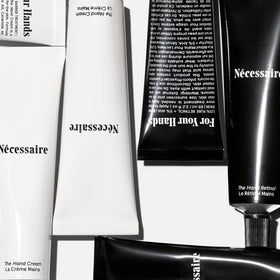 Nécessaire retinol balm open tube highlighting concentrated night treatment