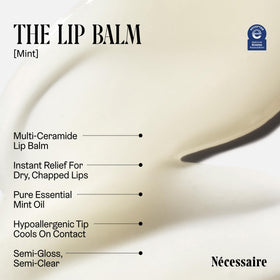 Nécessaire texture close-up illustrating smooth balm consistency