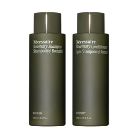 Nécessaire front packaging showing both bottles and key benefits