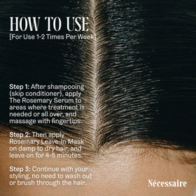 Nécessaire keratin concept visual representing 5% vegan keratin repair benefit
