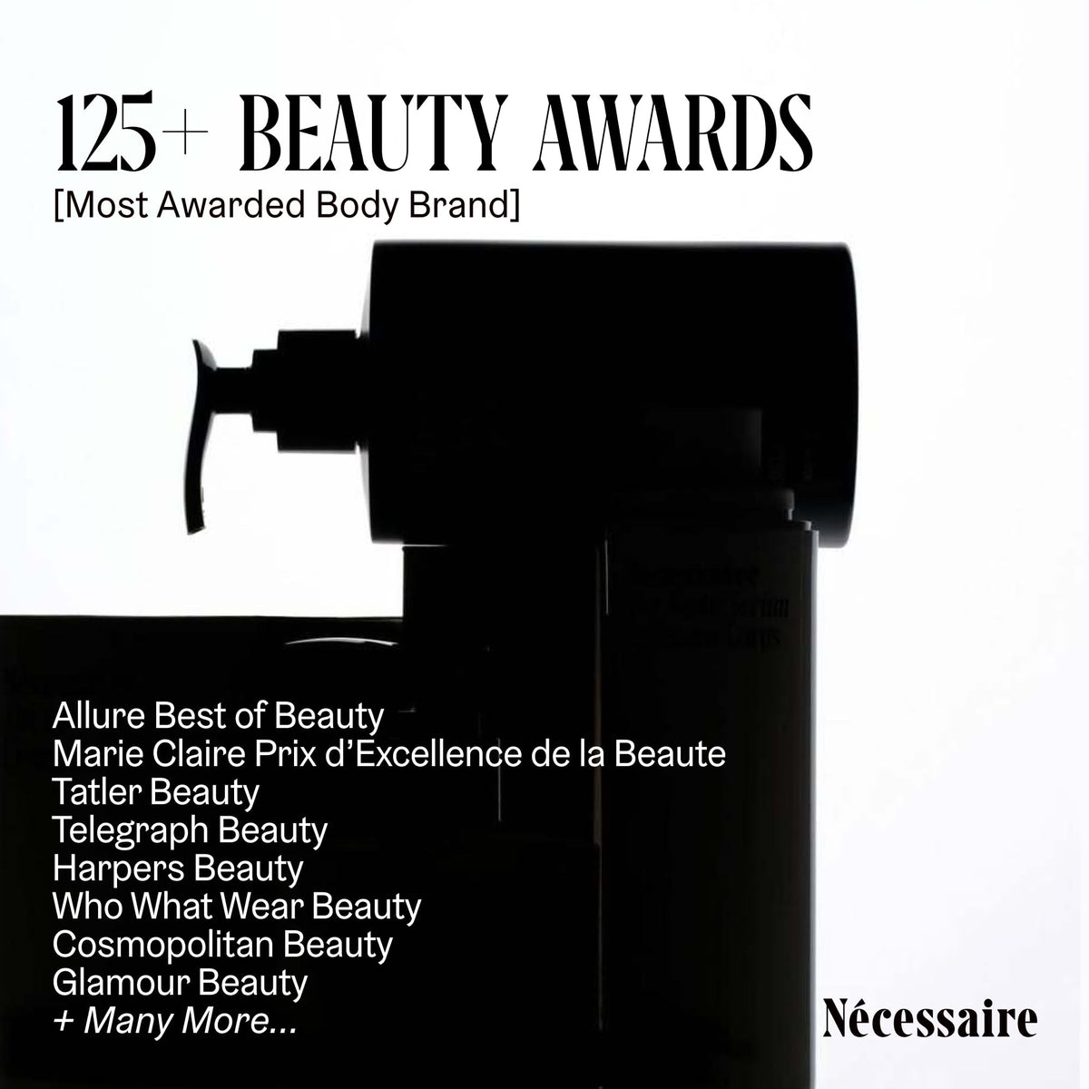 Nécessaire shampoo in bathroom lifestyle setting showing premium self-care benefit