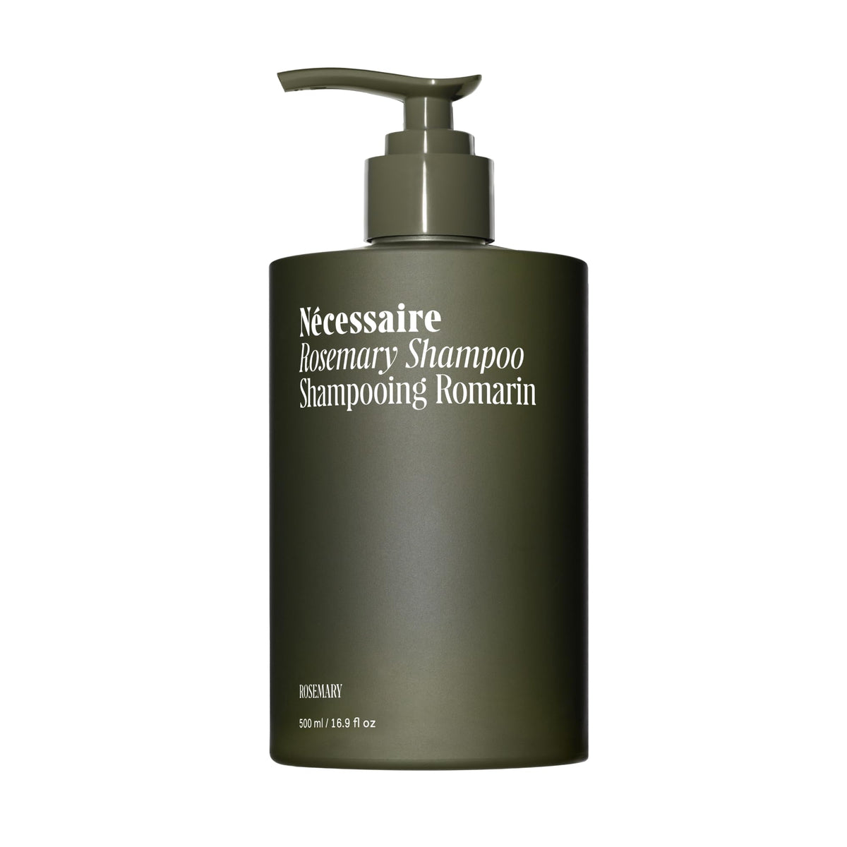 Nécessaire front packaging showing bottle and label for easy identification and benefit