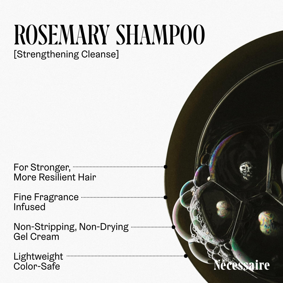 Nécessaire bottle in hand during use highlighting ergonomic pump and easy application