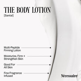 Nécessaire hand application demonstrating quick absorbency and smooth finish