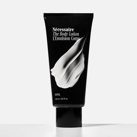 Nécessaire lotion texture close-up showing lightweight absorption benefit