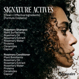 Nécessaire shampoo creating gentle lather to cleanse without stripping