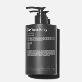 Nécessaire lotion texture close-up demonstrating fast-absorbing, non-greasy finish