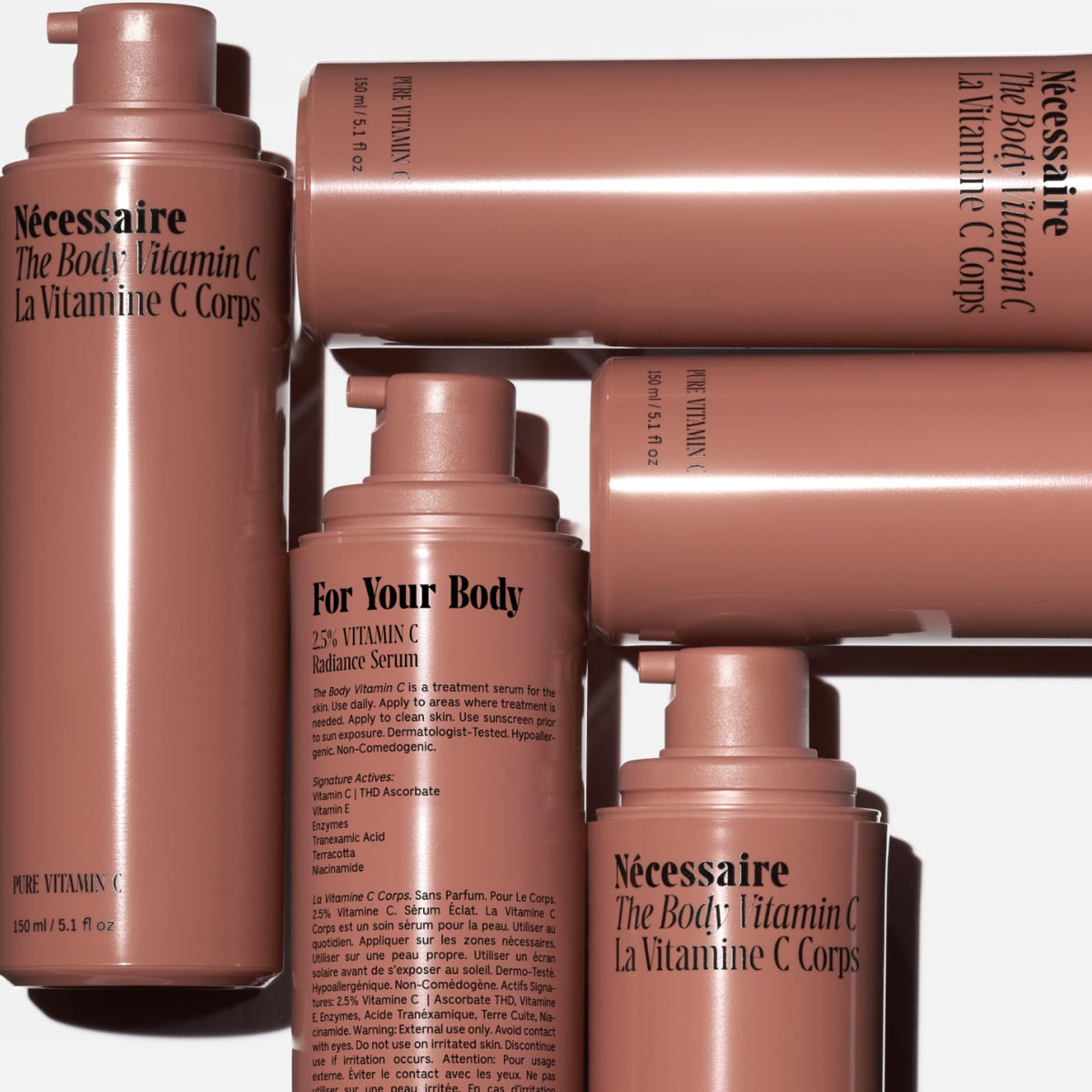 Nécessaire serum texture close-up showing lightweight, fast-absorbing finish