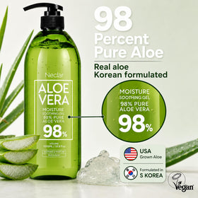 Neclar gel texture close-up highlighting cooling, fast-absorbing feel