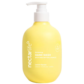 Nectar Bath Treats front bottle showing lemon label and benefits