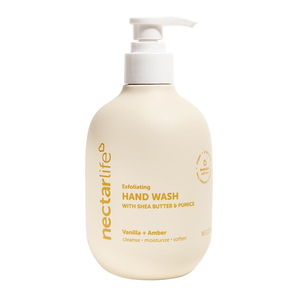 Nectar Life front label bottle showing clean vegan ingredients and scent benefit