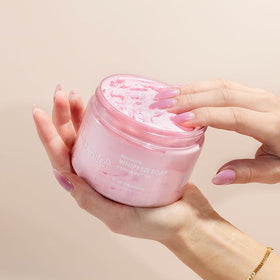 Nectar Bath Treats foam lather in hand demonstrating rich suds and gentle cleanse