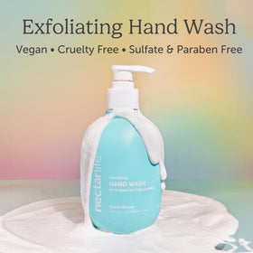 Nectar Life close-up of volcanic pumice texture for gentle exfoliation