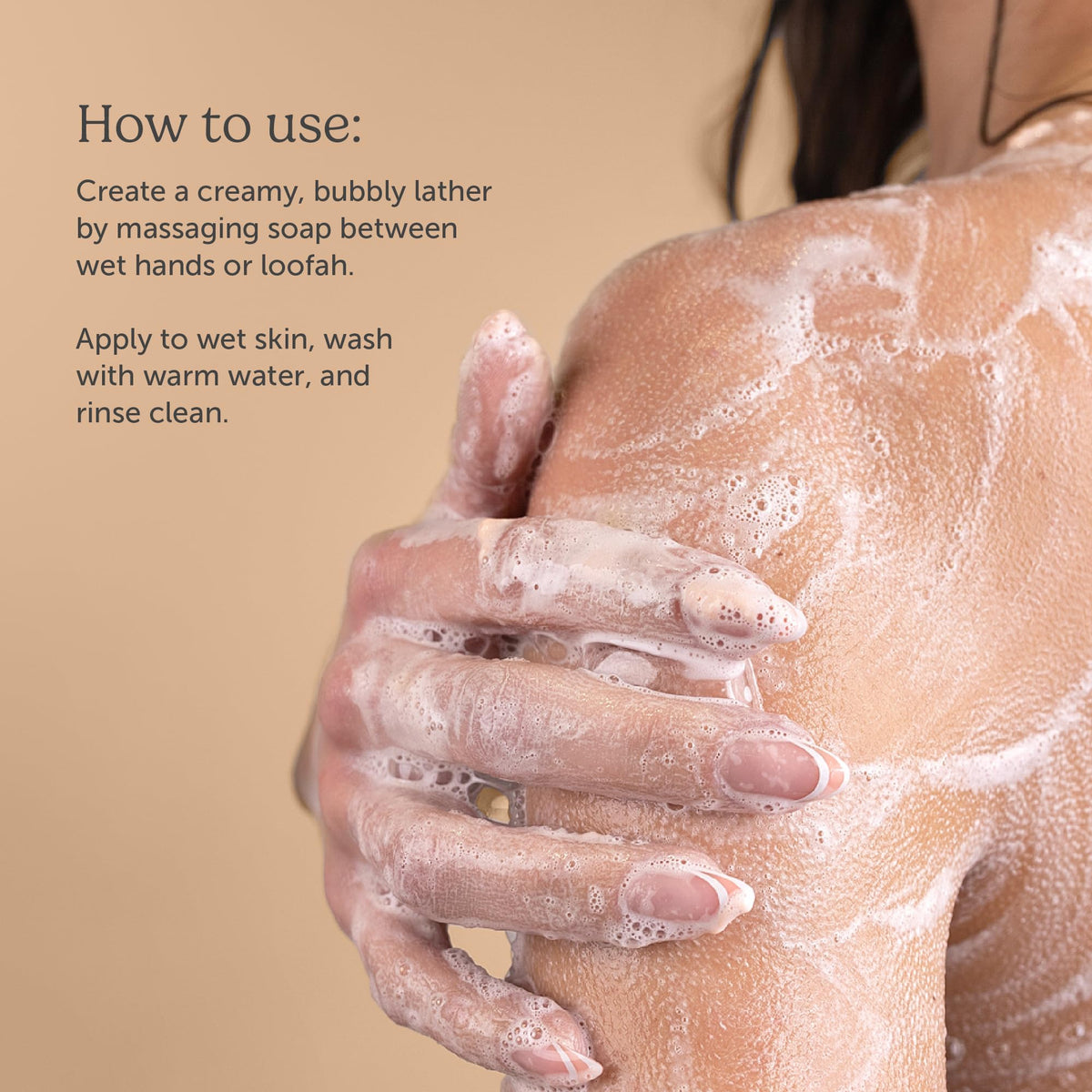 Nectar Bath Treats used as shave butter on legs showing smooth glide and reduced friction