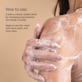 Nectar Bath Treats used as shave butter on legs showing smooth glide and reduced friction