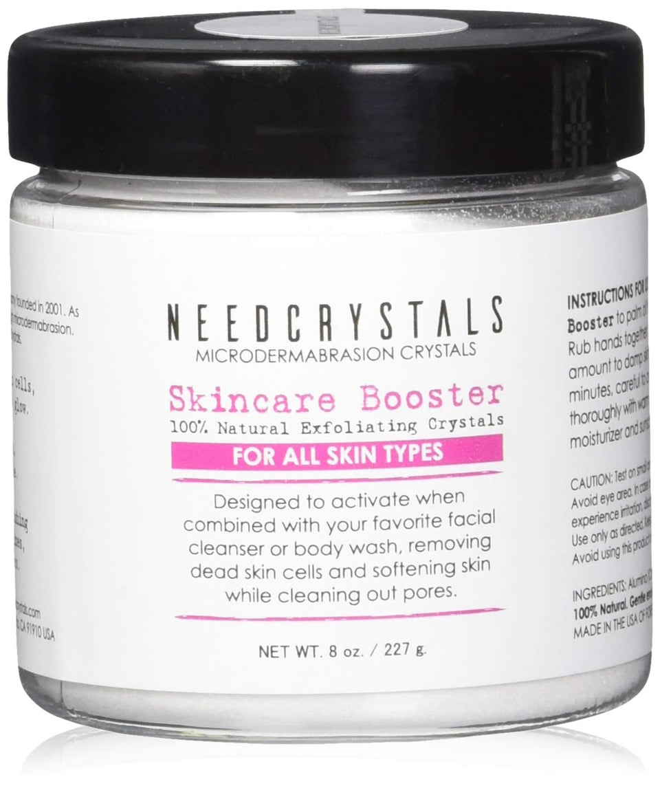 NeedCrystals front packaging showing jar and label for home spa benefits