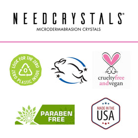 NeedCrystals label close-up showing ingredient and usage details for informed buyers