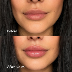 Nelux applicator wand detail for precise, mess-free application benefit