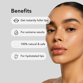 Nelux texture close-up highlighting hyaluronic gloss for instant hydration benefit