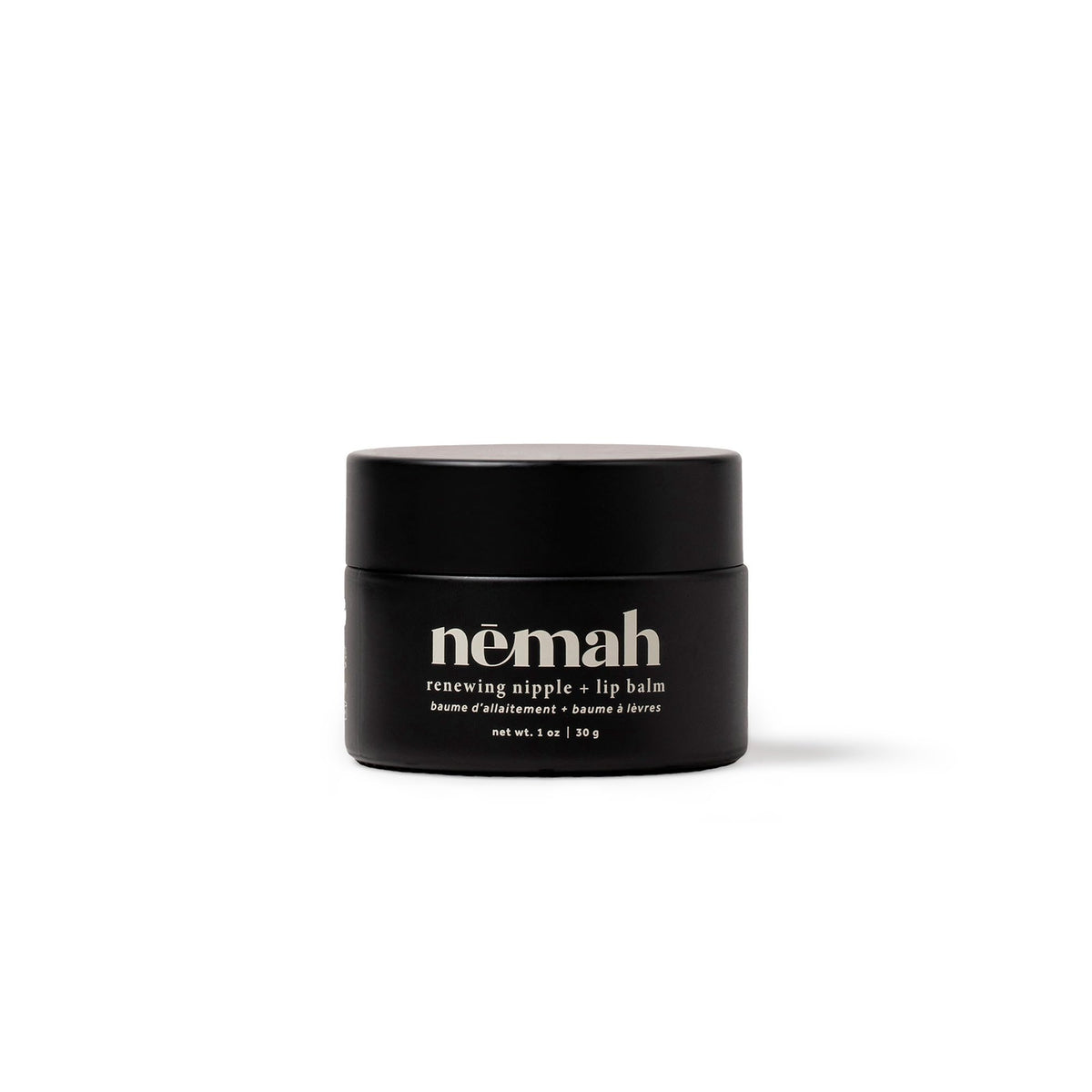 Nemah front jar showing clean label and compact 1 oz size for convenience