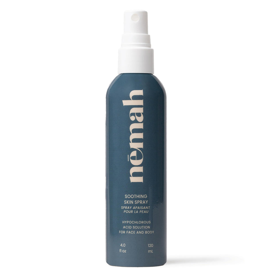 Nemah front packaging showing 4 oz bottle and label for easy identification and travel convenience