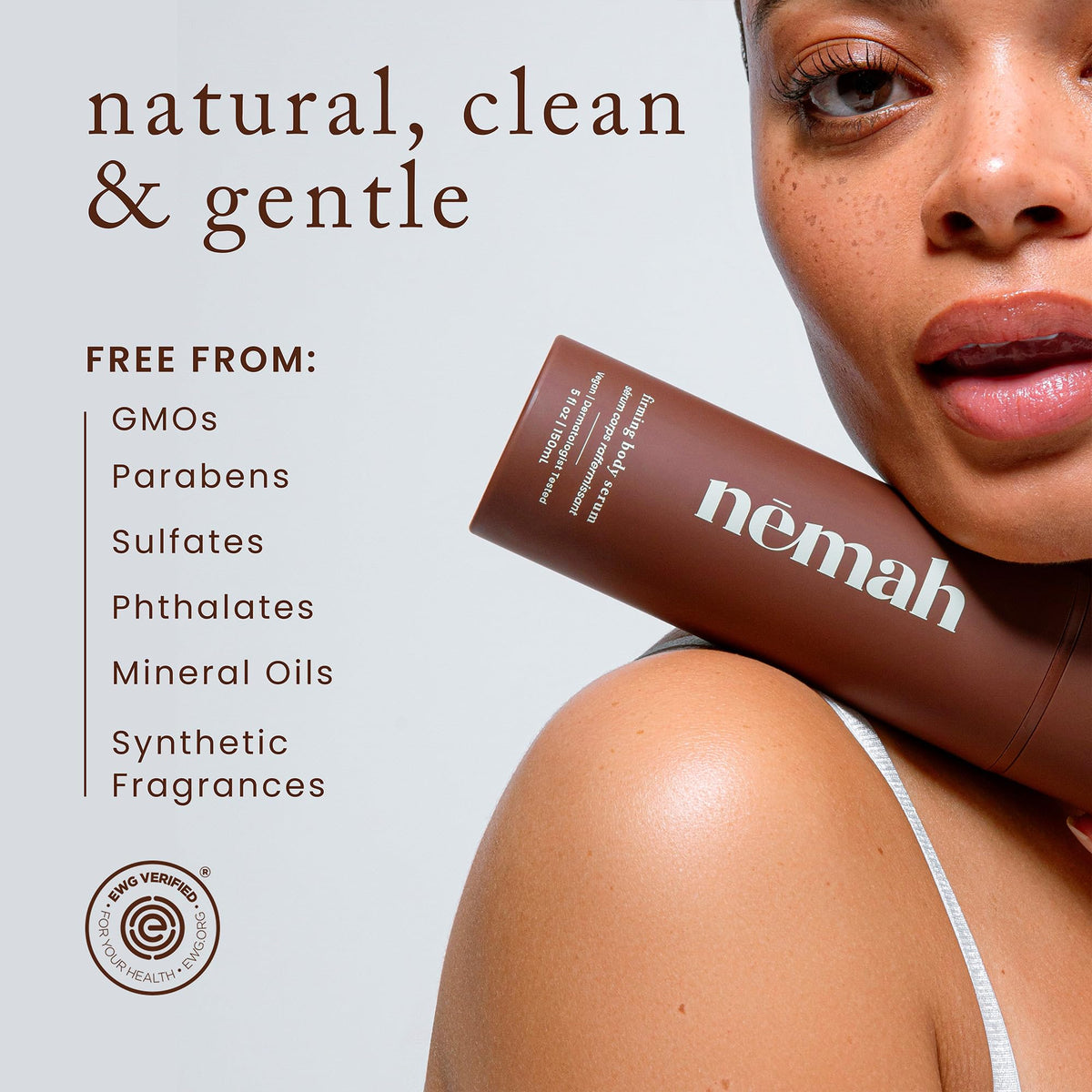 Nemah ingredients oat ashwagandha coconut highlighting nourishing plant extracts benefit