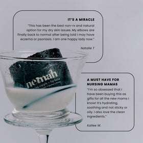 Nemah jar beside nursing essentials in a soft lifestyle setting for everyday use