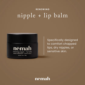 Nemah open jar texture close-up melting balm for quick absorption benefit